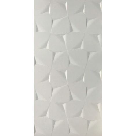 Revêtement En Grès Cérame Decorato Blanc Mat Rt 30X60 - ELWG1694 (Ceramishop.fr)