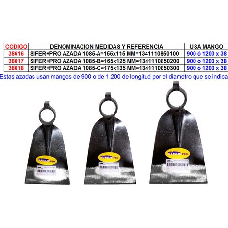 SIFER PRO AZADA 1085 A155x115 MM1341110850100