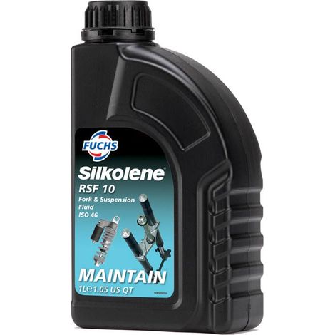 Huile de fourche SILKOLENE FUCHS 10W RSF 10 1L (ISO46)