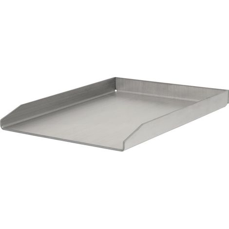 Plaque de grill en acier inoxydable 30 x 40 cm – Épaisseur 4 mm – Répartition uniforme de la chaleur – Compatible avec grils (1/5)
