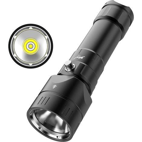 Lampe de plongée rechargeable P70, puissante, 26650, professionnelle pour la plongée. - AquaForge (1/5)