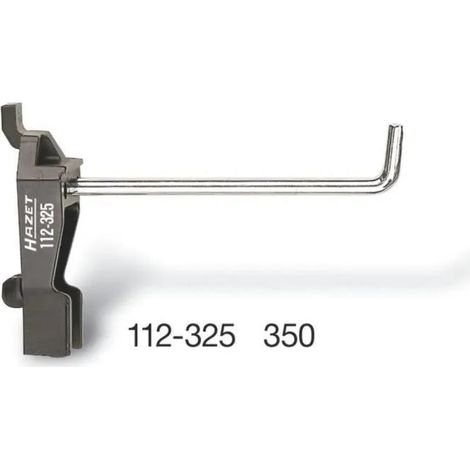 Soporte herramientas Hazet acero inoxidable 25 mm negro