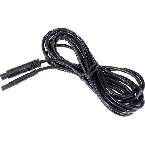 Câble d'extension de 2,5 m pour caméra de recul embarquée (4 fils) compatible avec camions, camping-cars, caravanes, bus et fourgonnettes (12 V/24 V).-Black
