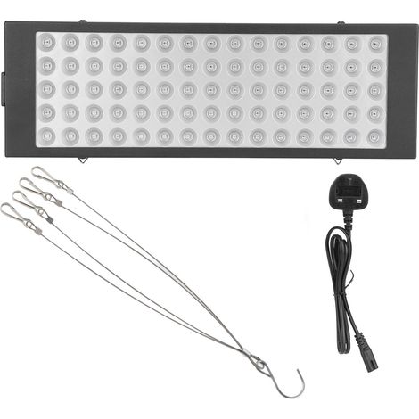 Panneau LED Croissance 13W Plein Spectre Lampe de Culture pour Plantes Intérieur Hydroponique 110-240V Prise UK (1/5)