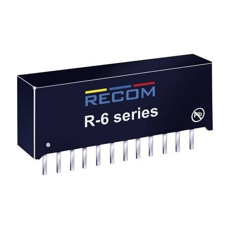 RECOM R-6212P Convertitore DC/DC da circuito stampato 12 V/DC 2 A 24 W Num. uscite: 1 x Contenuto 1 pz. (1/3)