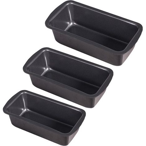 Teglia da forno in 2 pezzi per pane, tortiera, teglia per torte, teglia per pane, tortiera antiaderente per cuocere polpettone, pane dolce o salato, torte o (1/5)