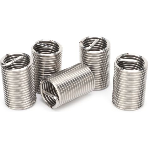 Insert de filetage M24x3x2,5D acier inoxydable, écrou réducteur mâle-femelle, kit de réparation 5 pièces, fixation robuste pour visserie industrielle. (1/5)