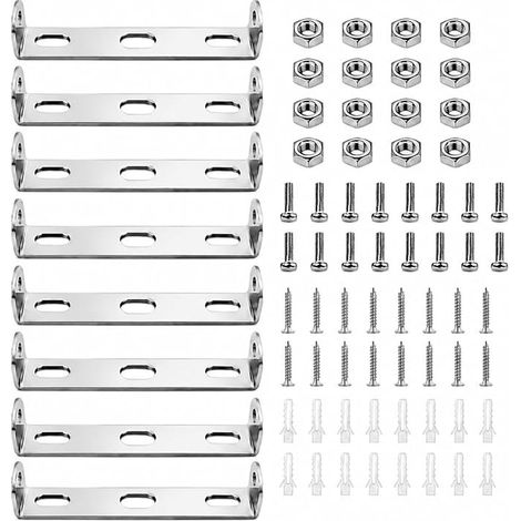 Support de Fixation Plafonnier, 90mm/100mm, Store Fixation Plafond Support, Plaques Métalliques Pour Lustre, Suspension Luminaire, Ventilateur, Montage Mur Et Plafond, Accessoires Solides (1/4)