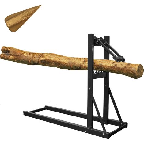 Roughneck ROU65690 Loggers Work Mate Log Holder + ROU65504 Wood Splitting Wedge (1/4)
