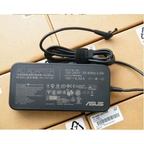 Adaptateur Alimentation Portable - 19 V 6.32 A 120 W - Interface 5.5 x 2.5 mm - Compatible Asus N750 N500 G50 N53S N55 - 1 Pièce (1/4)
