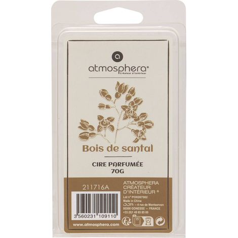 Cera profumata laura verde cedro l5,5xp2xh10,2cm - Atmosphera créateur d'intérieur