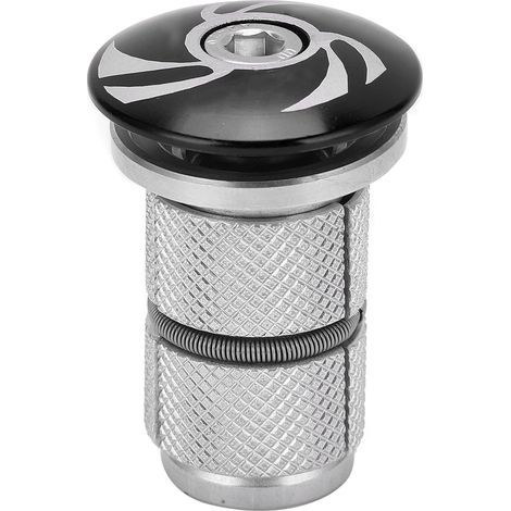Bouchon de Compression pour Direction de Vélo, Plug d'Expansion pour Fourche avant - Compatible VTT et Vélo de Route, Noir (1/5)