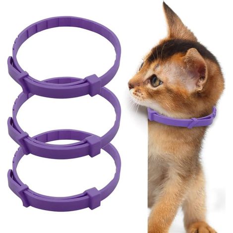 Collier apaisant pour chat (lot de 3) avec phéromones réglables (1/5)