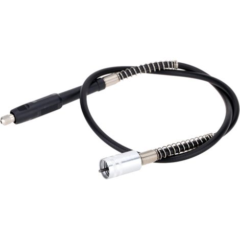 Arbre flexible souple 108 cm pour meuleuse électrique 180W, manche antidérapant acier inox et ressort, gravure perçage polissage fraisage M18-M19