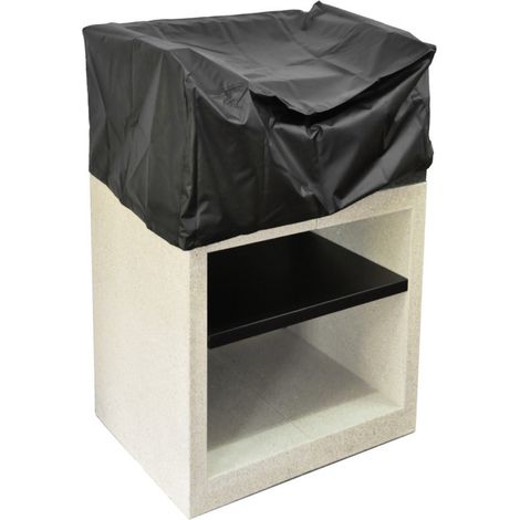 Housse de protection noire pour barbecue Kitaway Grill 89 x 64 x 35 cm  Housse de protection imperméable pour barbecue (1/5)
