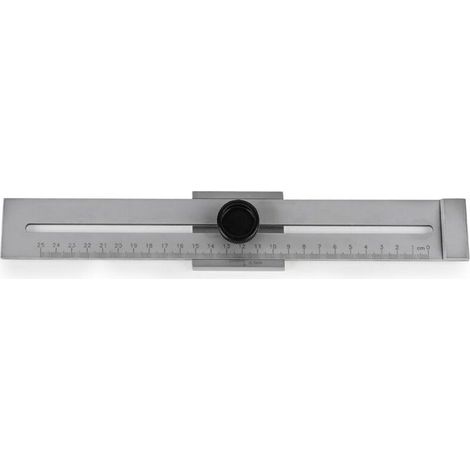 Jauge de trait de précision 250 mm, outil de traçage, jauge de marquage pour marquage et délimitation précis des marques et des lignes auxiliaires (1/4)
