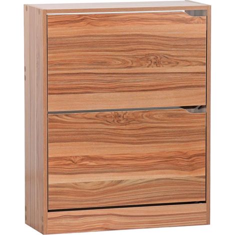 Scarpiera salvaspazio 2 ante legno naturale 63x80 cm (1/5)