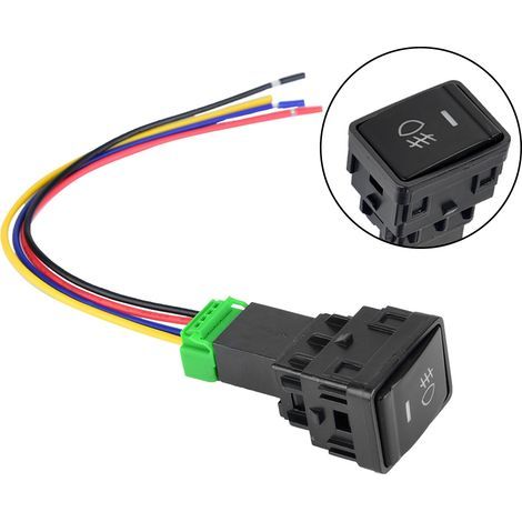 4-poliger 12-V-Drucktaster mit integrierter LED-Anzeige