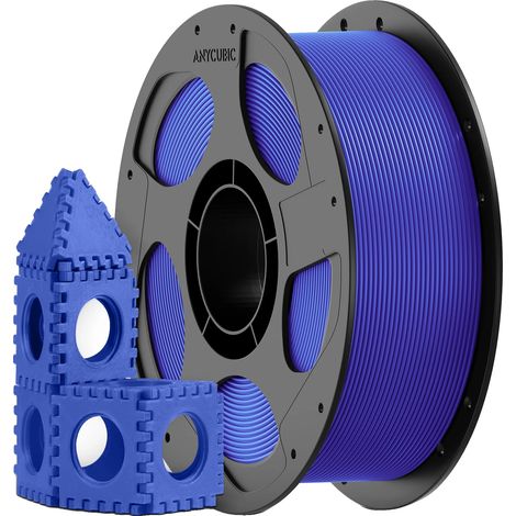 Filamento PLA, stampa ad alta velocità, compatibilità universale, 10 kg blu (1/2)