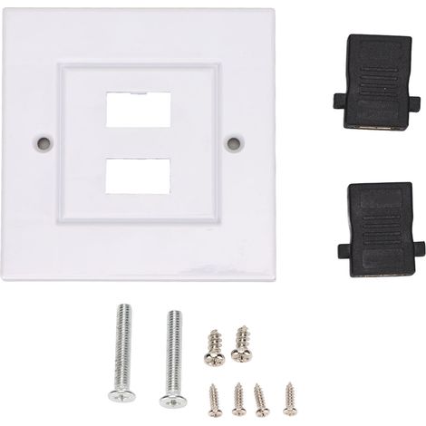 HDMI-Wandpanel mit 2 Anschlüssen und Verlängerungskabel für hochauflösende Multimedia-Schnittstelle