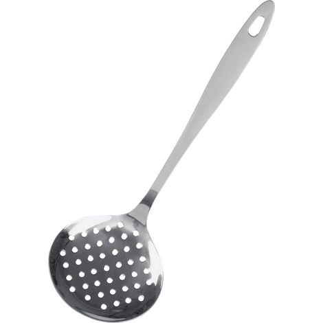 Écumoire en acier inoxydable, égouttoir à frits, égouttoir à huile, pour égoutter les liquides, matériau durable et résistant, 32 x 10, 5 cm, 1 pièce