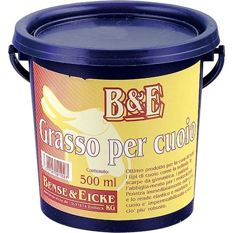 Confezione 5 kg: Grasso per cuoio giallo PARISOL rende la pelle morbida ed elastica