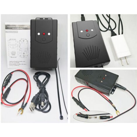 Répulsif Ultrason Anti-Fouine pour Voiture Auto Garage Maison Repr Anti-Martres, Fouines, Renards, Ratons Laveurs et Rongeurs (1/3)