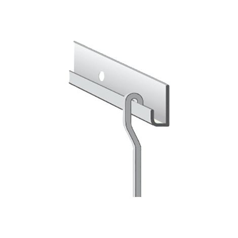 Civic-Industrie Asticella Moderna in Alluminio Bianco 200cm (1/2)