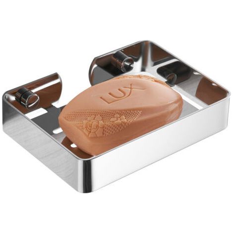 Porte-Savon en Acier Inoxydable 304 Simple d'Installation Porte éponges Cuisine Auto-Adhésif Panier de Douche de Salle de Bain pour Salle de Bain et Cuisine(Argenté)