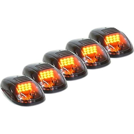 Feu de gabarit de toit fumé 5x12 LED (lumière chaude) pour camion Ram (1/5)