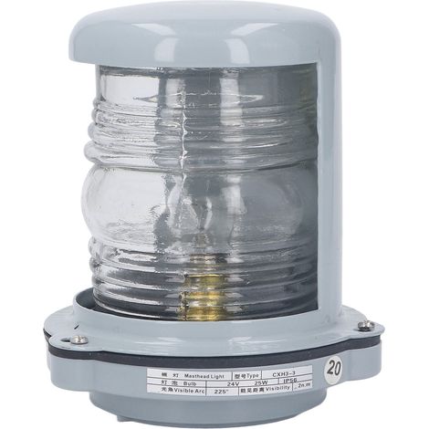 de navigation blanc étanche pour bateau lampe de poupe