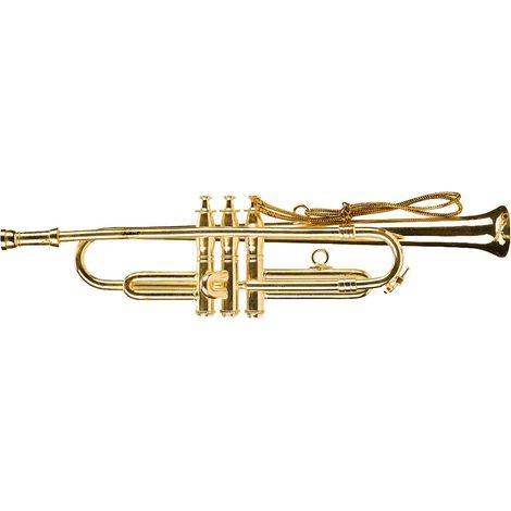 Trompette miniature, modèle haute fidélité, mini-instrument de musique pour la décoration intérieure et les fêtes. (1/5)