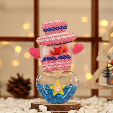 Bocal à Bonbons, Nouvel An Sacs Cadeaux Bocal à Bonbons Bouteille de Rangement Sac de Père Noël Doux Boîtes de Sac à Bonbons de Noël, Parfait Cadeau de Noël Nouvel An pour Garçons Filles (1/5)