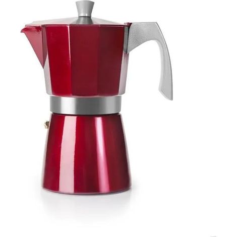 Kaffeemaschine Ibili Evva Rot 9 Tassen 450 ml