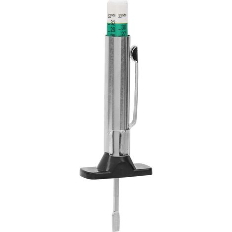 Jauge de profondeur de sculpture de pneu de voiture 0-25 mm, outil de mesure portable universel bicolore (1/5)