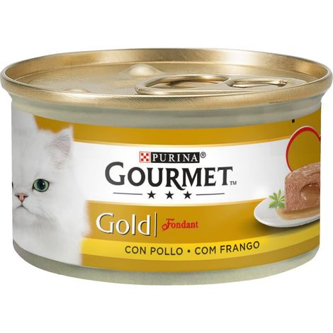 Gourmet Purina Purina Gourmet Gold Fondant-Nourriture pour Chat Pollo CAJA 24X85GR, Multicolour, One Size, 2 unità (1/4)