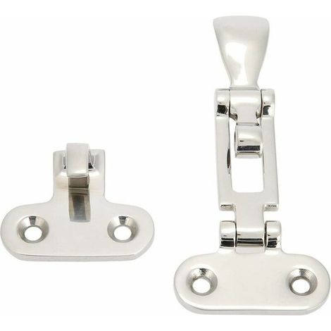 royaluxe -Loquet anti-cliquetis pour bateau, écoutille de bateau marine Loquet de moraillon de bateau marin Serrure de bateau marine en acier inoxydable Loquet de trappe d'armoire de bateau Attache de (1/5)