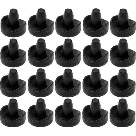 – 20x embouts pour tube rond Ø extérieur 16mm Ø intérieur 6,5mm – PELD – Pour meubles et chaises – Installation rapide (1/4)