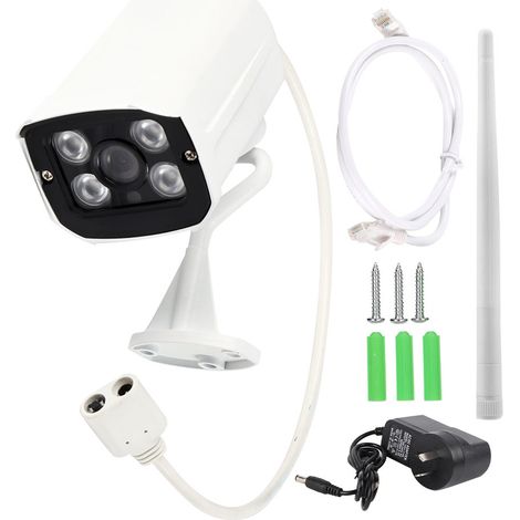 Caméra WiFi extérieure 1080P HD étanche, surveillance domestique à distance par smartphone, alimentation 100-240V (1/5)