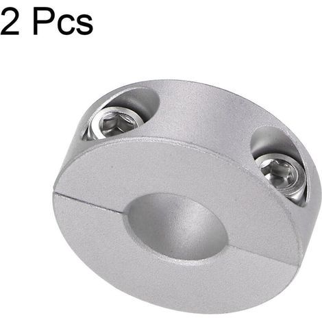 2pcs Bague de Réglage Bague Arrêt d'axe Butée Double Divise pour 14 mm Arbre Collier Vis pince, 35mm OD, 12mm Largeur, Bouchon Position Maintien Calage Poulie Machine Outil (1/3)