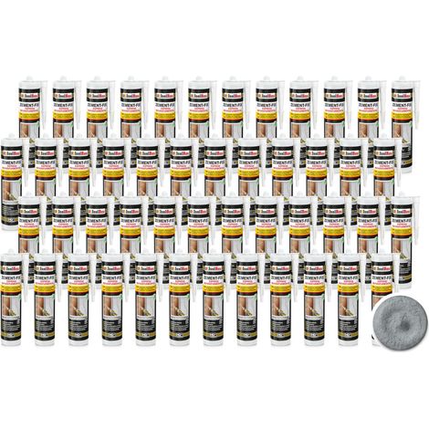 IsolBau Zement-Fix Zementgrauer Reparatur- und Dichtungsmörtel 48 x 300 ml (1/5)