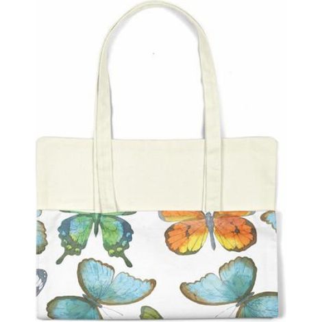 Sac shopping coton réutilisable Bonamaison - tote bag épaule 34x40 cm (1/4)