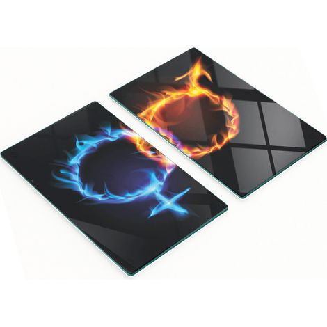 Tablas decorativas de cristal para servir, Marte y Venus, 2x30x52 cm (1/5)