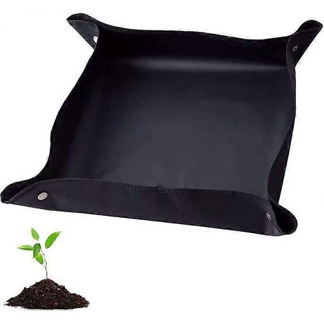 Tapis de rempotage, tapis de plantation imperméable et pliable pour plantes, tapis de jardinage pour fleurs de jardin (75 x 75 cm) (1/5)
