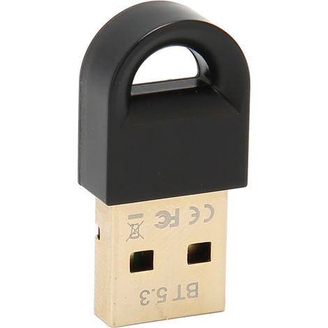 Adaptateur Bluetooth USB 2,4 GHz, dongle récepteur Bluetooth 5.3, transfert sans fil pour ordinateur de bureau, ordinateur portable, clavier et souris (1/5)