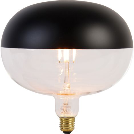 Calex Bombilla LED E27 regulable espejo negro 6W 360lm 1800K (1/5)