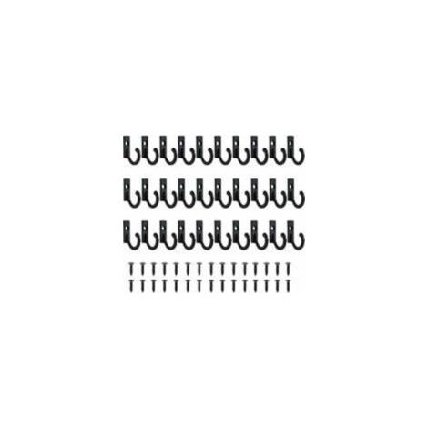Juego de 30 pequeños ganchos de pared retro, perfectos para colgar llaves, joyas y ropa. Tornillos incluidos. También se pueden usar como perchero de pared. Ideales para el baño. - Crezuo