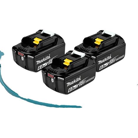 Batterie rechargeable, capacité de 6,0 Ah, compatible avec les outils 18V LXT, Batterie 6Ah X3, 18V-e (1/2)