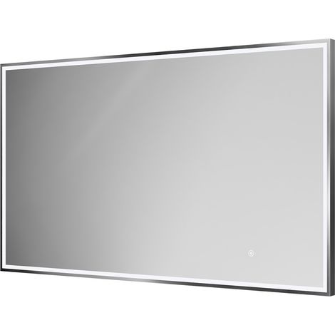 Madison Polished Chrome 1200mm x 700mm Illuminated Dimmable LED Mirror with Demister and Touch Sensor (1/5)
