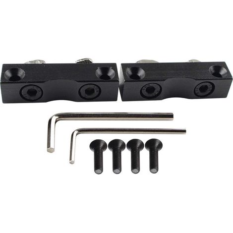 Support Pour Moteur Pas à Pas - Alliage D'aluminium - 40 x 10 x 10 mm - Fixation Précise - Pour Moteurs Pas à Pas Miniatures - 1 Pièce (1/5)